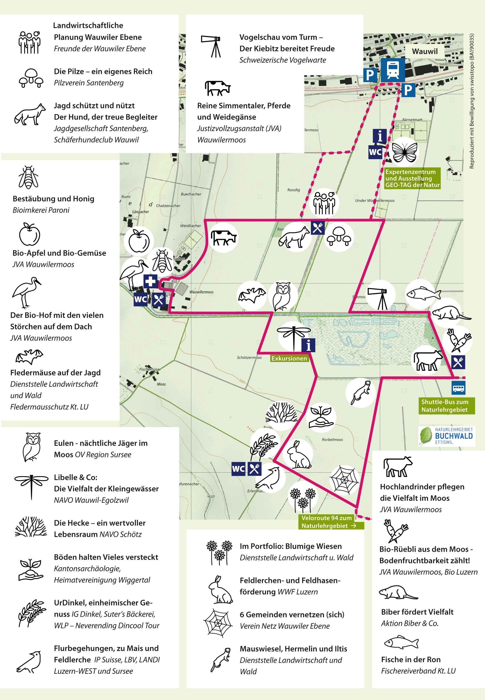Rundgang Moostag Wauwiler Ebene 2019